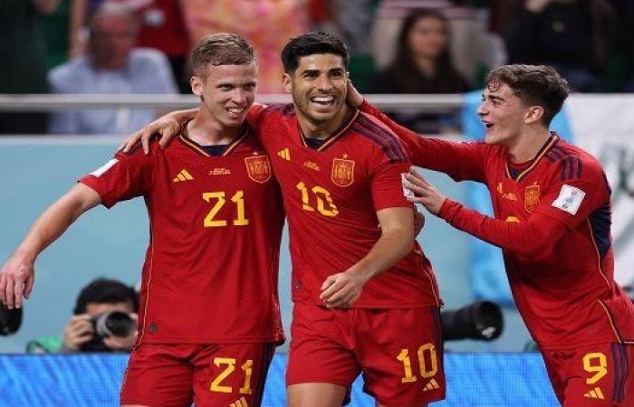 تشكيلة منتخب اسبانيا ضد المانيا في كأس العالم 2022