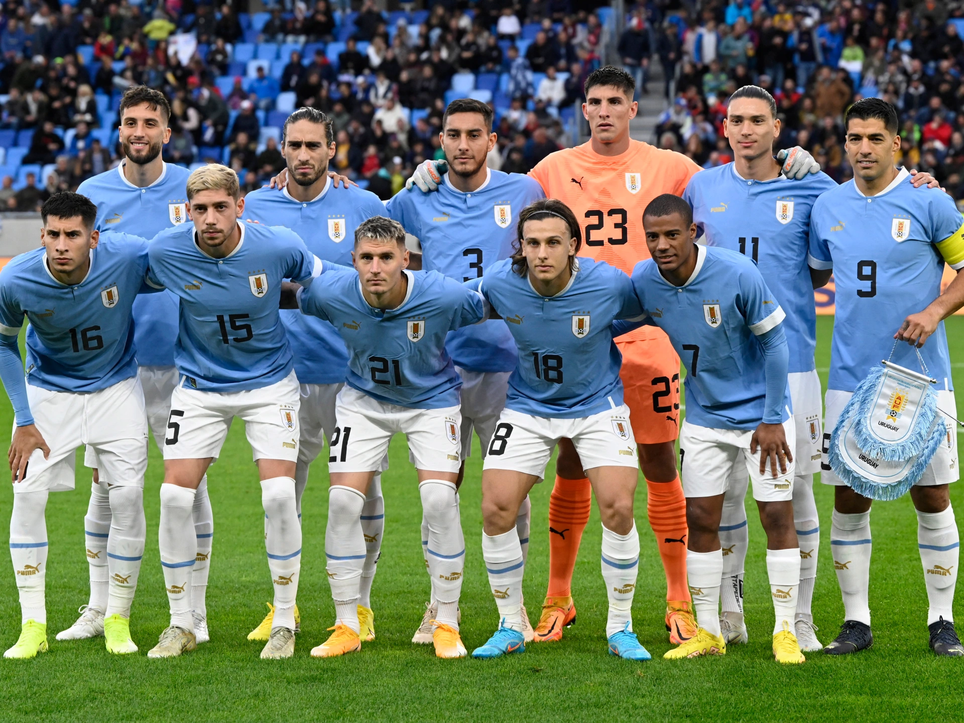 تشكيلة منتخب أوروغواي ضد كوريا الجنوبية في كأس العالم 2022